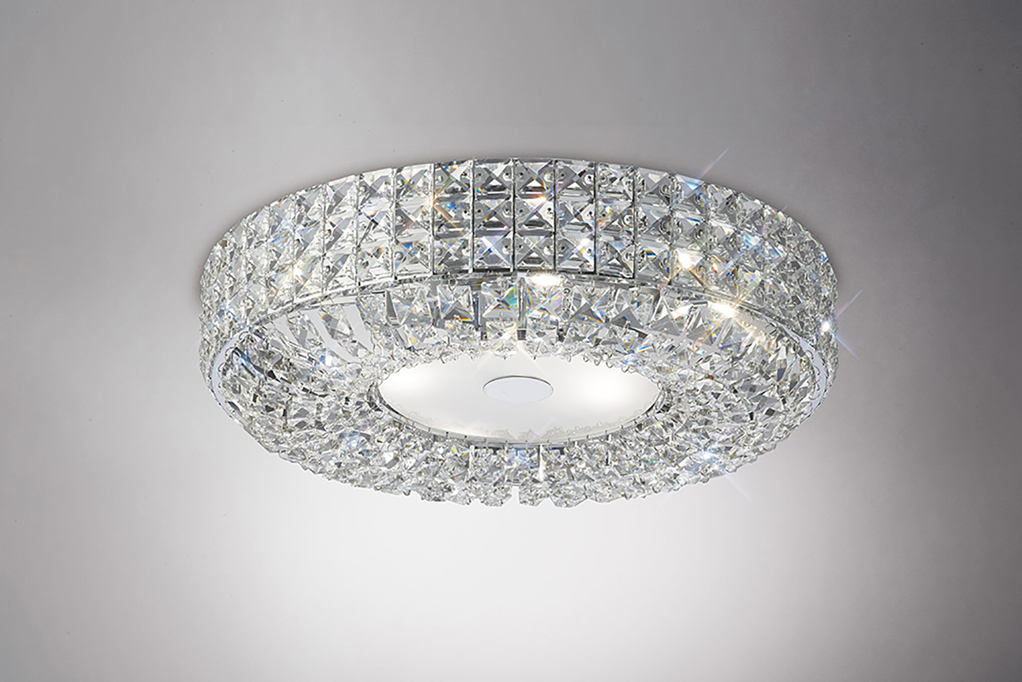 Enya Crystal Ceiling Lights Diyas Flush Crystal Fittings Enya Crystal Ceiling Lights Diyas Flush Crystal Fittings